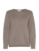 Fqclaura-Pullover Tops Knitwear Jumpers Brown FREE/QUENT