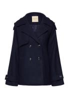 Fqmellon-Jacket Uldjakke Jakke Navy FREE/QUENT