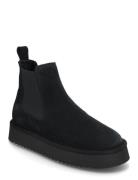 Cph258 Suede Chocolate Shoes Chelsea Boots Black Copenhagen Studios