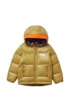 K Isfjord Down Jacket Sport Jackets & Coats Puffer & Padded Gold Helly...