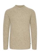 Majobo Heritage Tops Knitwear Round Necks Beige Matinique