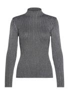 Mslemia Knit Pullover Tops Knitwear Jumpers Silver Minus