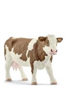 Schleich Simmental Cow Toys Playsets & Action Figures Animals Multi/pa...