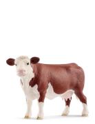 Schleich Hereford Cow Toys Playsets & Action Figures Animals Multi/pat...