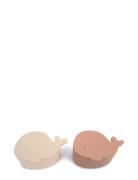 Set Of 2 Silic Mini Snackboxes - Christian The Whale - Blush Home Meal...