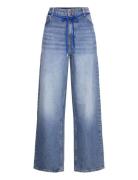 Leni_3_B Bottoms Jeans Wide Blue HUGO BLUE