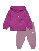 Nike Sportswear Printed Fleece Pullover And Pants Set Sets Sweatsuits ...