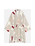 Unikko Bath Robe Home Textiles Bathroom Textiles Robes Grey Marimekko ...