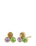 Lima Trio Earring Mix/Gold Accessories Jewellery Earrings Studs Multi/...