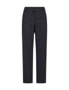 Sc-Isabelle Bottoms Trousers Straight Leg Navy Soyaconcept