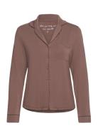 Jacket Ls Jersey Essential Top Brown Hunkemöller