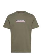 Hilfiger Box Tee Tops T-Kortærmet Skjorte Green Tommy Hilfiger