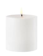 Outdoor Led Pillar Candle, White, 8,4X10 Cm Home Decoration Candles Bl...