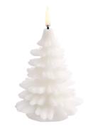 Led Candle Christmas Tree, Nordic White, Smooth, 9X12 Cm Home Decorati...