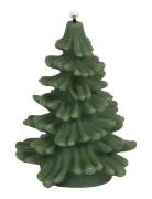 Led Candle Christmas Tree, Olive Green, Smooth, 9X12 Cm Home Decoratio...