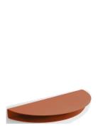 Half Moon Shelf, Terracotta, Large Home Furniture Shelves Orange MOEBE