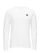 Mel Long Sleeve Tops T-Langærmet Skjorte White Double A By Wood Wood