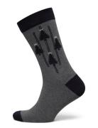 Christmas Bamboo Sock Underwear Socks Regular Socks Grey Lindbergh