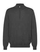 100% Merino Wool Sweater With Zip-Neck Tops Knitwear Half Zip Jumpers ...