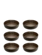 Raw Nordic Brown - Soup Plate D19,4 X H4,5 Cm 6 Pcs Home Tableware Pla...