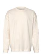 Hco. Guys Knits Tops T-Langærmet Skjorte Cream Hollister