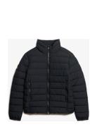 Fuji Emb Padded Jacket Foret Jakke Navy Superdry