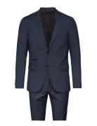 Checked Mens Suit Habit Blue Lindbergh