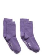 Ankle Sock  Sokker Strømper Purple Minymo