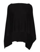 Fqclaudisse-S-Cape Tops Knitwear Ponchos Black FREE/QUENT