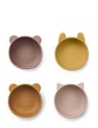 Iggy Silic Bowls 4-Pack Home Meal Time Plates & Bowls Bowls Multi/patt...