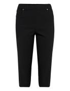 Capri Pants Bottoms Trousers Capri Trousers Black Brandtex