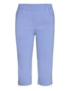 Capri Pants Bottoms Trousers Capri Trousers Blue Brandtex