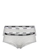 Puma Women Hipster 2P Pack Sport Panties Hipster & Boyshorts Grey PUMA