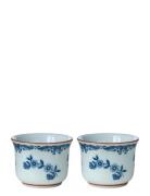 Ostindia Egg Cup 4Cl 2Pack Home Tableware Bowls Egg Cups Blue Rörstran...