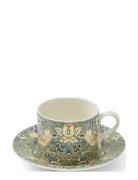 William & Morris Teacup & Saucer – Strawberry Thief 0,28L Home Tablewa...