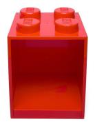 Lego Brick Shelf 4 Home Kids Decor Furniture Shelves Red LEGO STORAGE