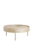 Arc Coffee Table Home Furniture Tables Coffee Tables Cream WOUD