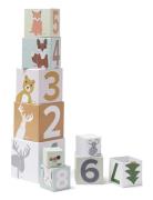 Cubes Paper 1-10 Edvin Toys Baby Toys Educational Toys Stackable Block...