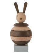 Wooden Stacking Rabbit Home Kids Decor Decoration Accessories-details ...