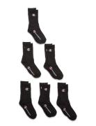 6Pk Crew Socks Sport Socks & Tights Socks Black Champion