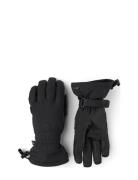 Women's Powder Cz Sport Gloves Finger Gloves Black Hestra