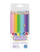 Carioca Färgpennor Pastell 12St Toys Creativity Drawing & Crafts Drawi...