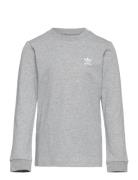 Ls Tee Sport T-shirts Long-sleeved T-Skjorte Grey Adidas Originals