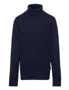 Jjeemil Knit Roll Neck Jnr Tops T-shirts Turtleneck Navy Jack & J S