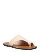 Rosa Limest Vacchetta Designers Sandals Flat Beige ATP Atelier