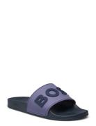 Kirk_Slid_Rblg_N Shoes Summer Shoes Sandals Pool Sliders Navy BOSS