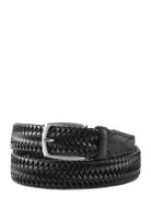 Treccia Cuoio Elastico Accessories Belts Braided Belt Black IL KUOIO