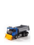 Tippbil Plog Scania Blå 1:25 Toys Toy Cars & Vehicles Toy Vehicles Con...