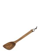 Ske Firkantet Home Kitchen Kitchen Tools Spoons & Ladels Brown Holm