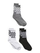 Drop V Classic Check Crew Sock Sport Socks & Tights Socks Multi/patter...